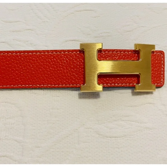 Stunning Leather reversible belt - Picture 4 of 4